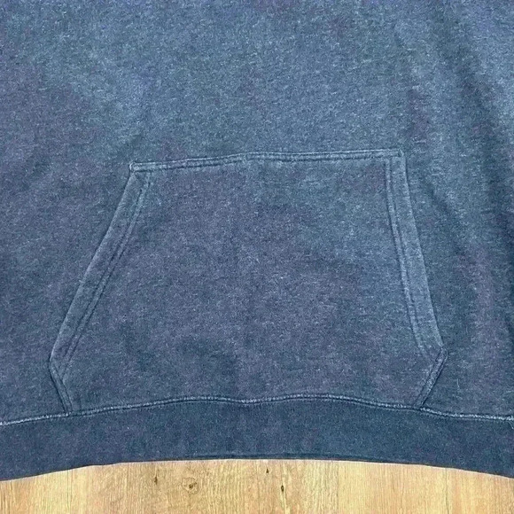 Nike Hoodie Sweatshirt Men's M Y2K Blue Label Heather Navy Blue Pullover - Picture 4 of 13